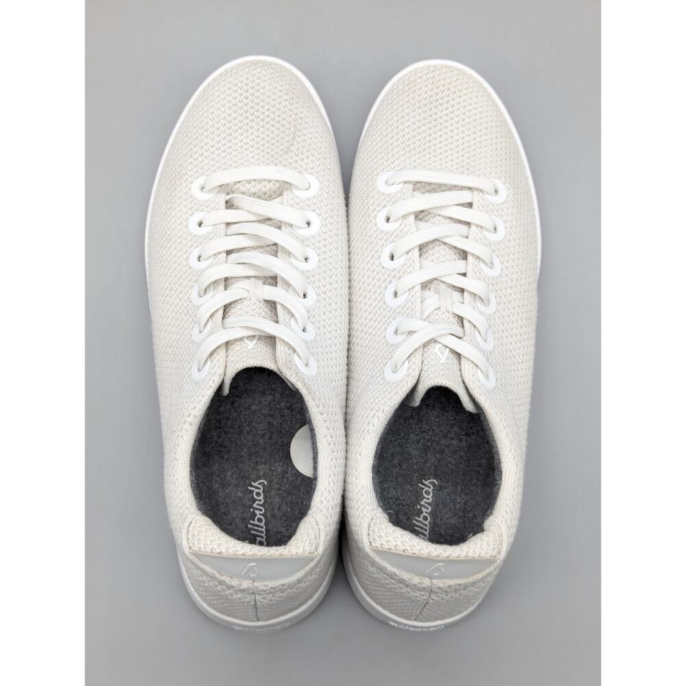 Allbirds TP Tree Pipers Men's White Light Grey Knit Wool Sneakers Shoes Size 13 - Picture 9 of 10